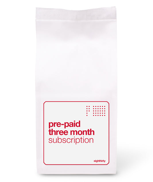 pre-paid 3 month subscription